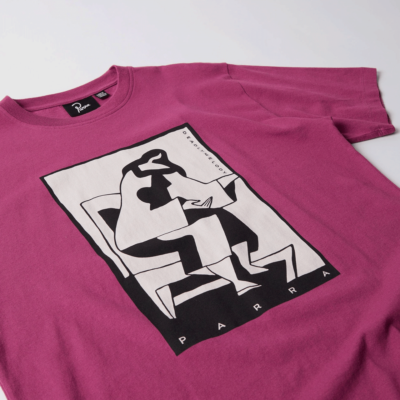 By Parra The Confession T-Shirt - Washed Magenta