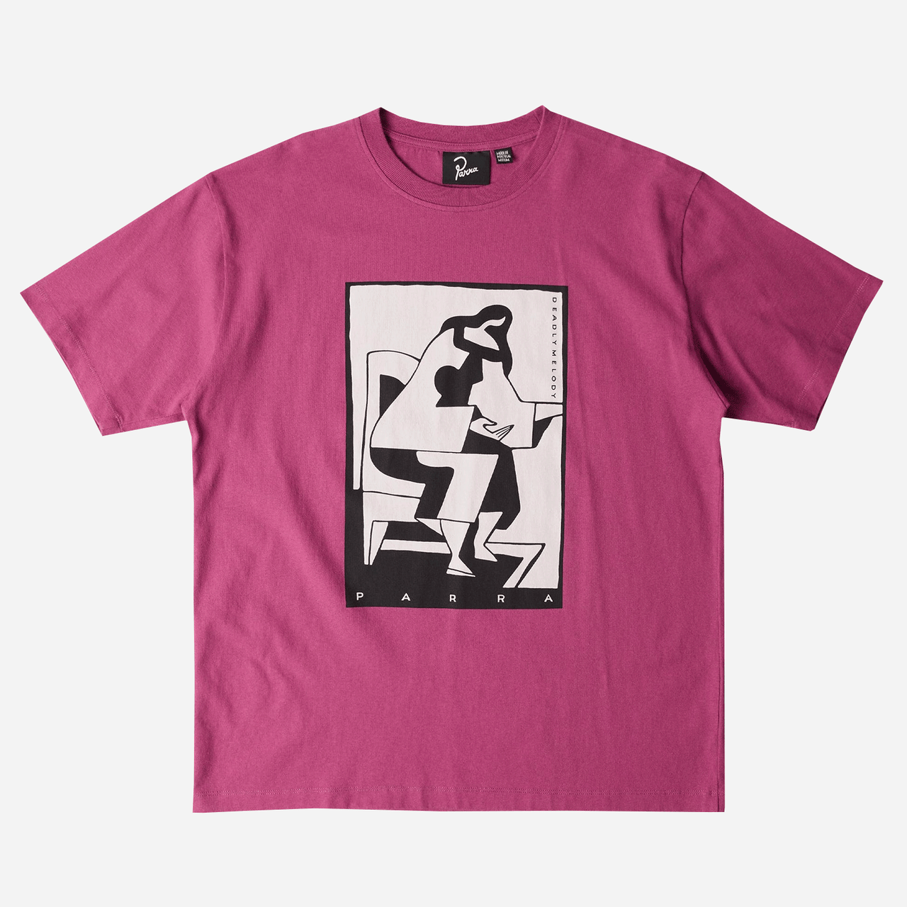 By Parra The Confession T-Shirt - Washed Magenta
