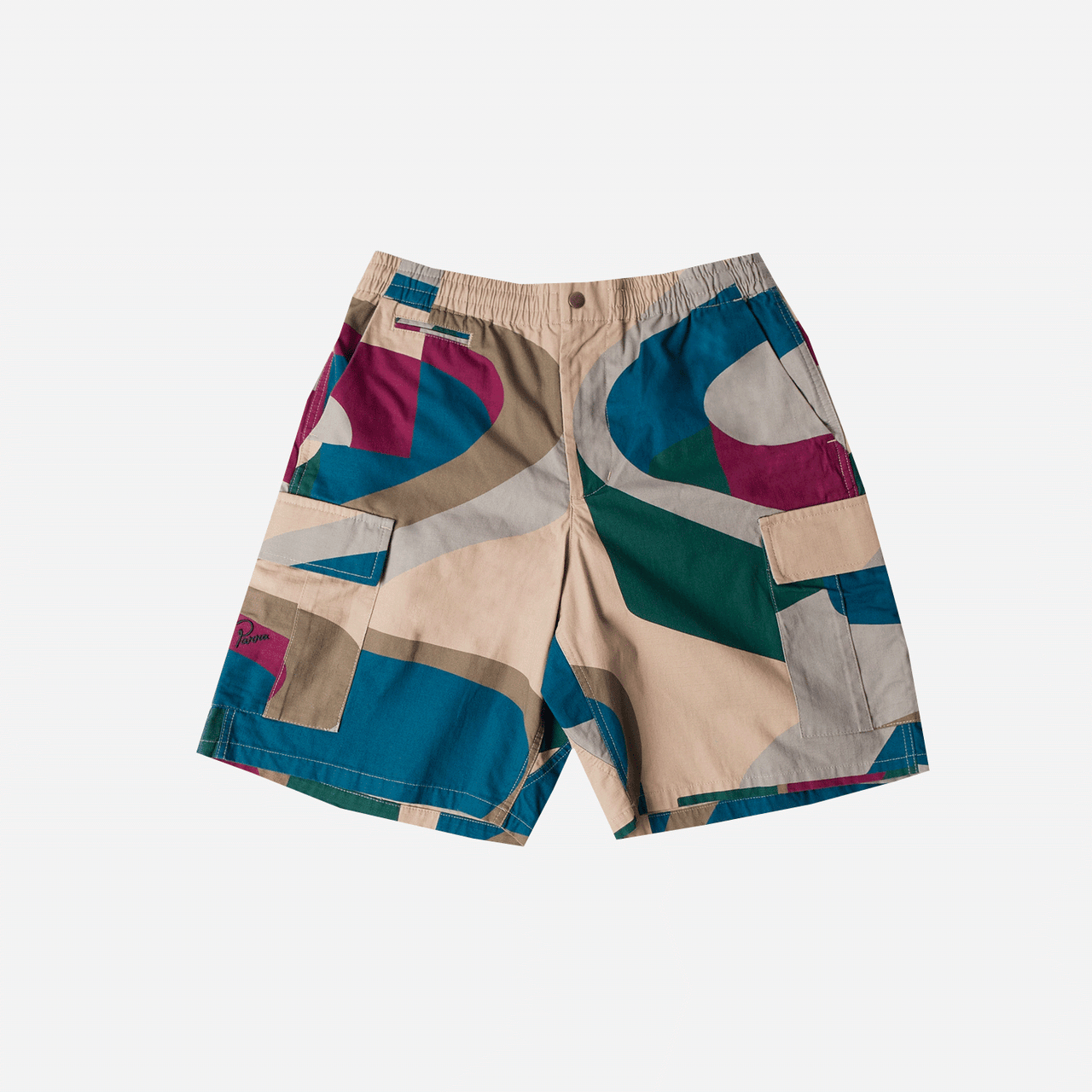 By Parra The Wall Camo Shorts