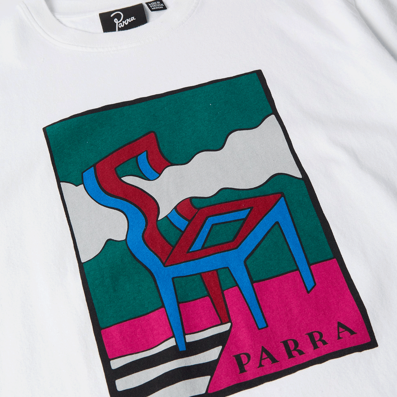 By Parra Smoke Chair T-Shirt - White