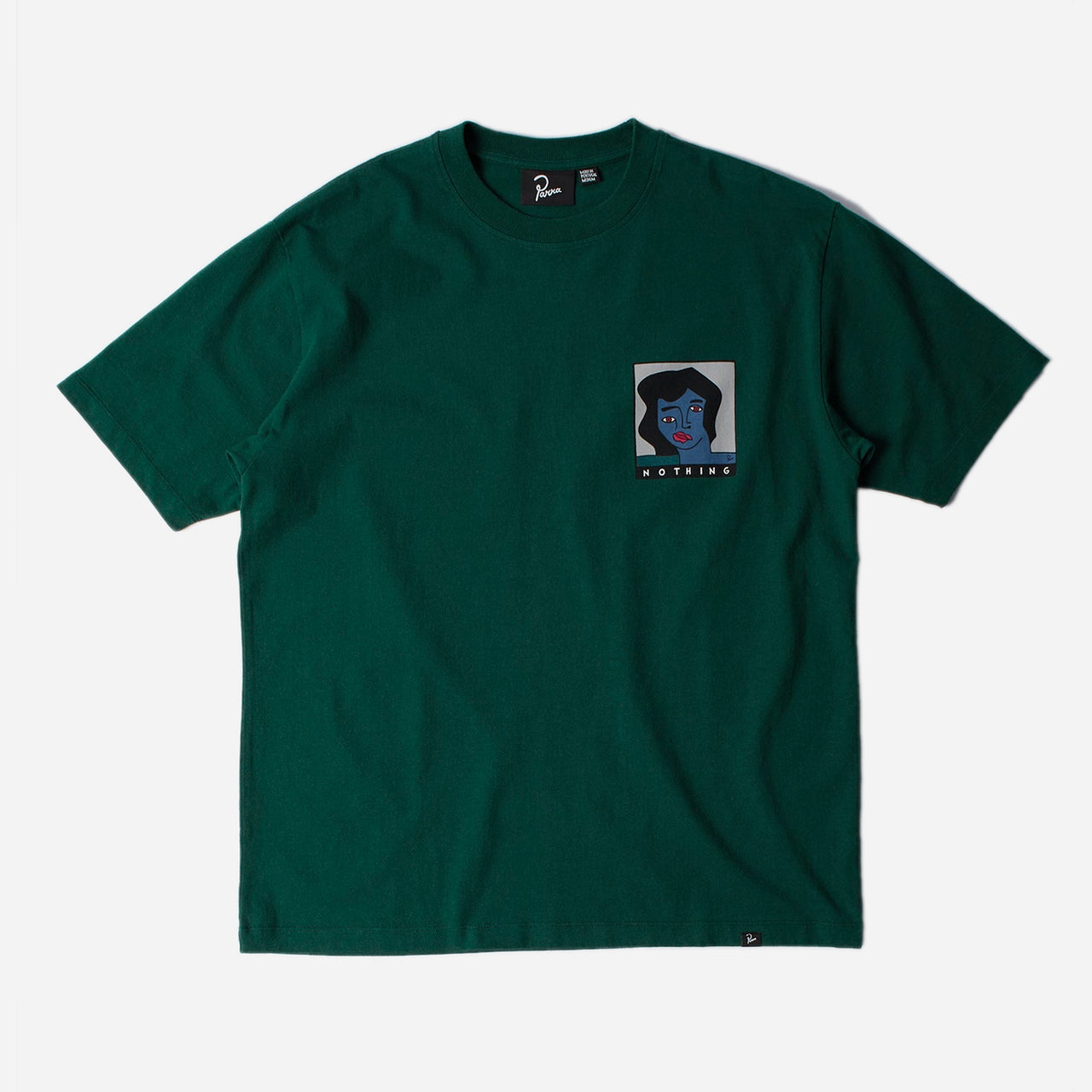 By Parra Nothing Please T-Shirt - Pine Green