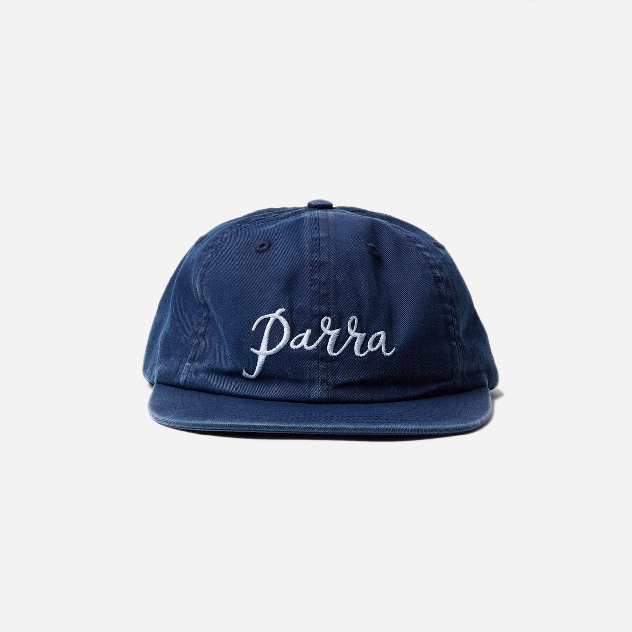 By Parra Scripted 6 Panel Hat - Navy Blue