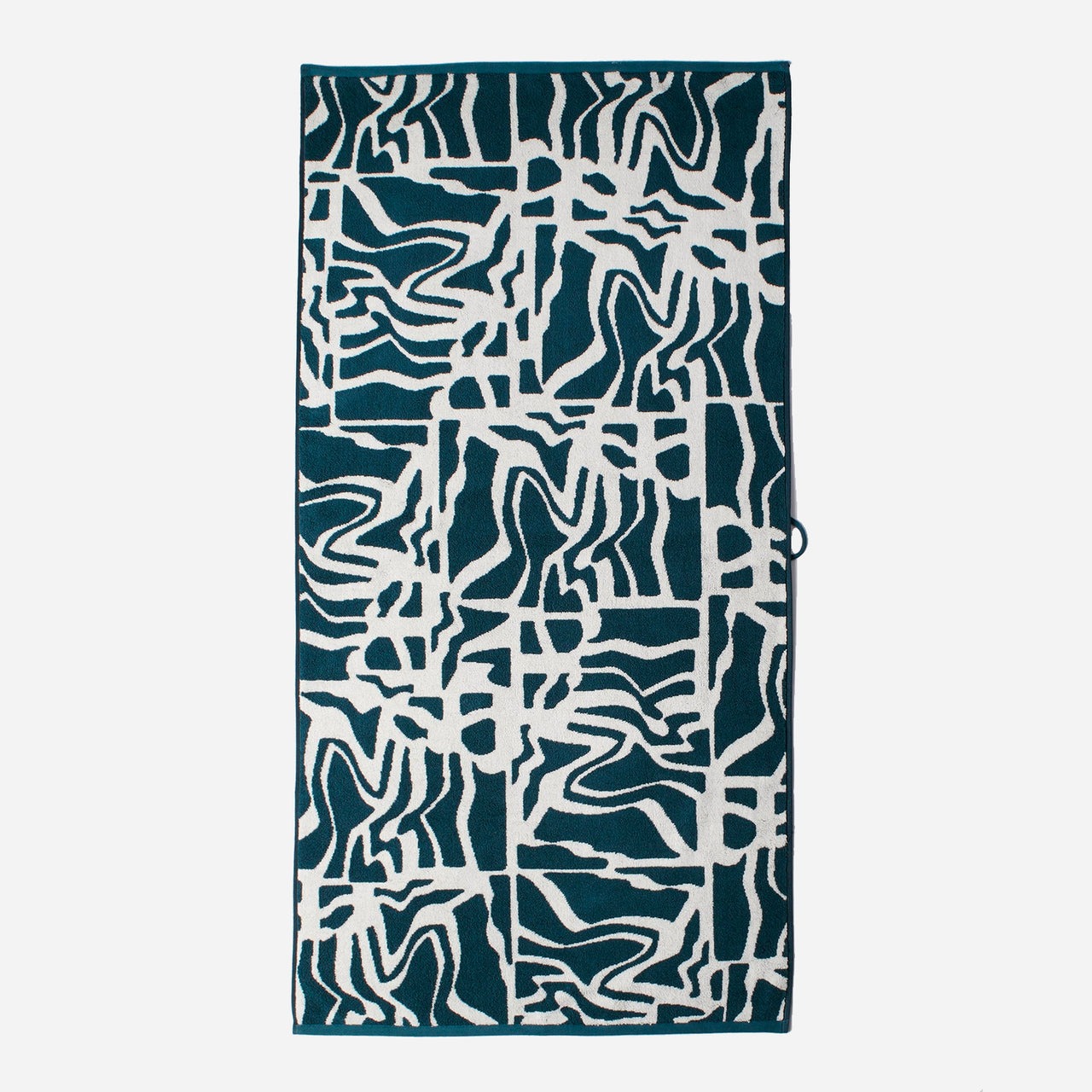 By Parra Broken Ftp Bath Towel Set - Teal Green