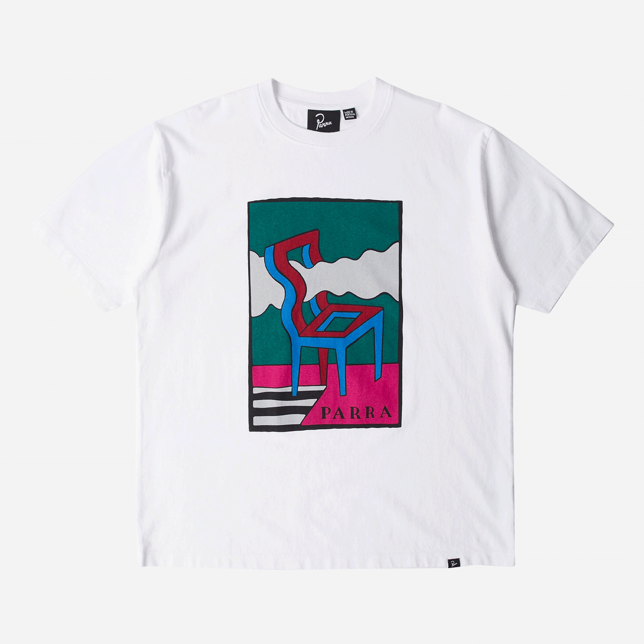 By Parra Smoke Chair T-Shirt - White
