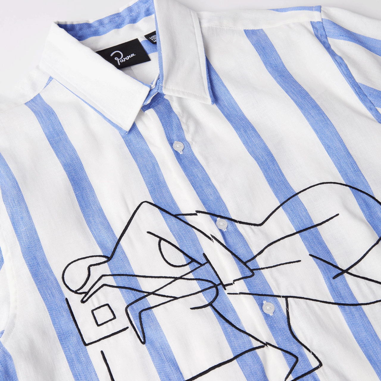 By Parra Sleep Now Short Sleeve Shirt - Blue