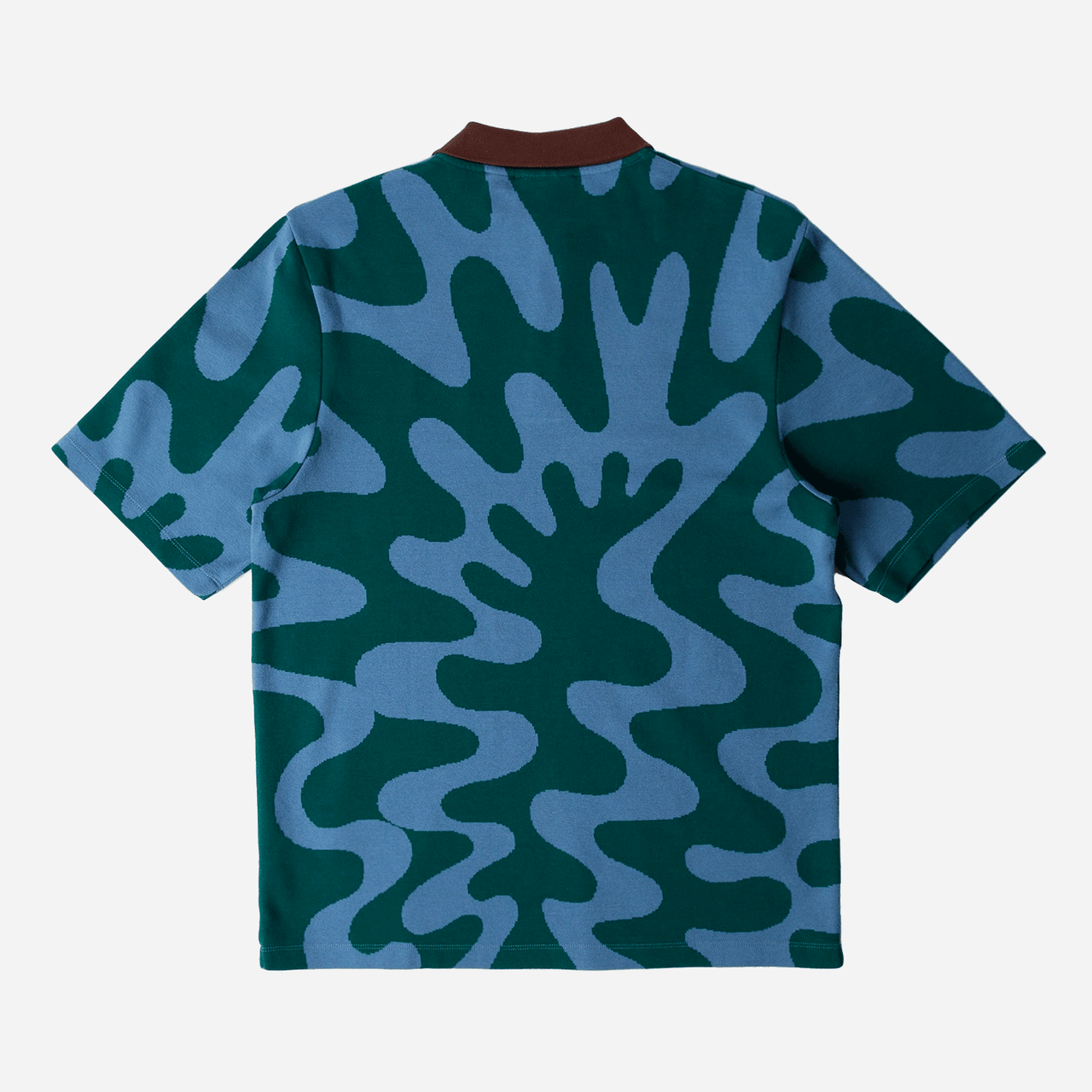 By Parra Splashed Polo Shirt - Pine Green