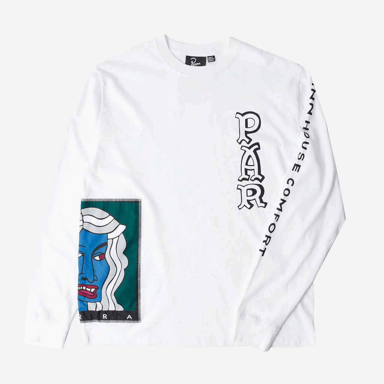 By Parra Your Face Long Sleeve T-Shirt - White