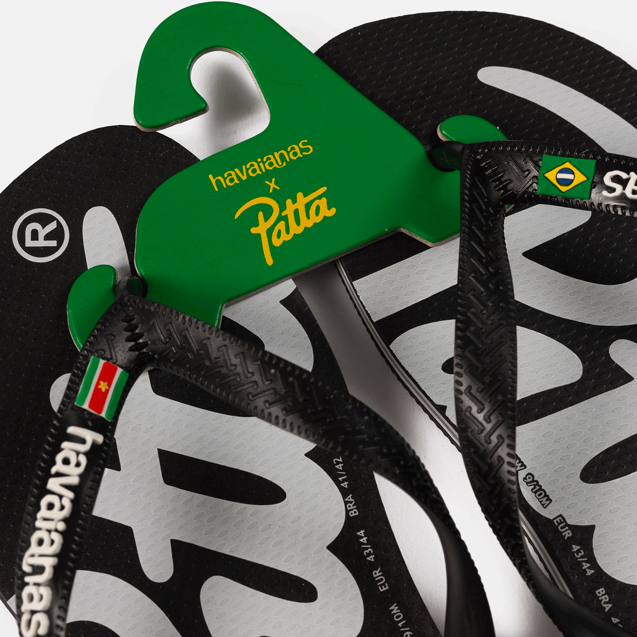 Patta x Havaianas Top - Black