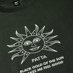 Patta Black Gold Sun T-Shirt - Pirate Black