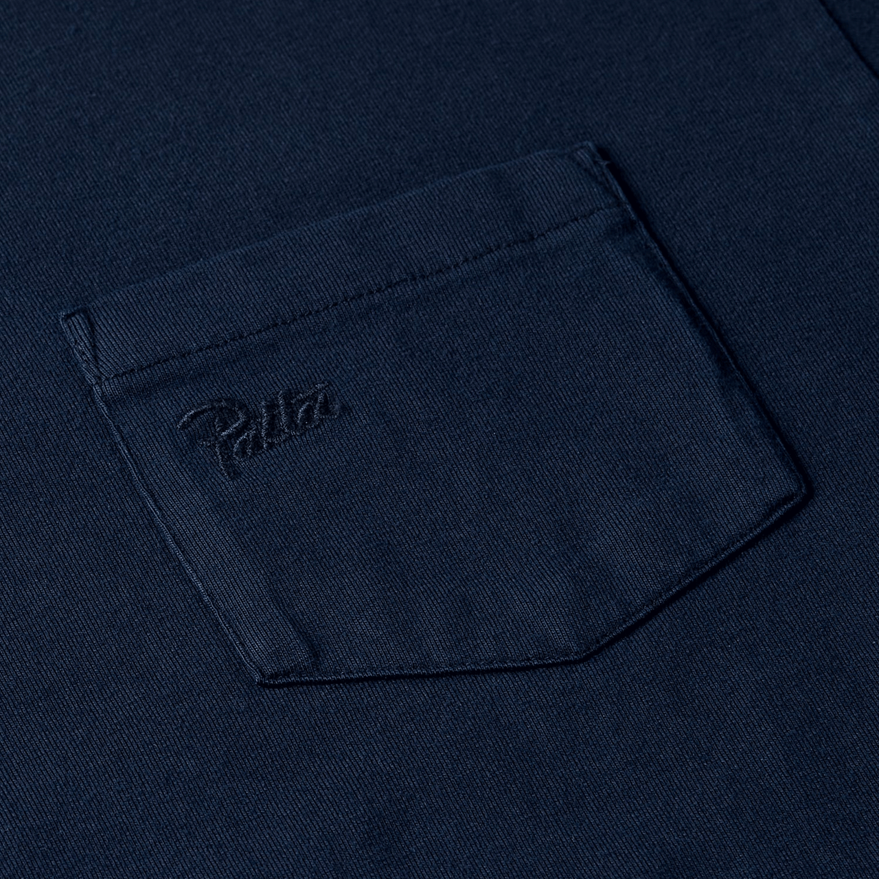 Patta Basic Washed Pocket T-Shirt - Black Iris