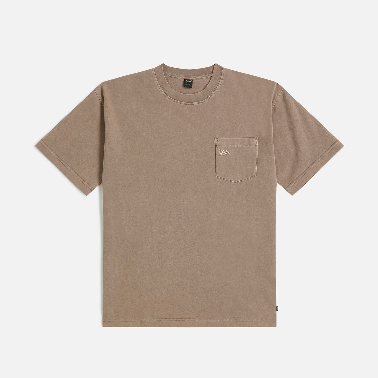 Patta Basic Pocket T-Shirt - Driftwood