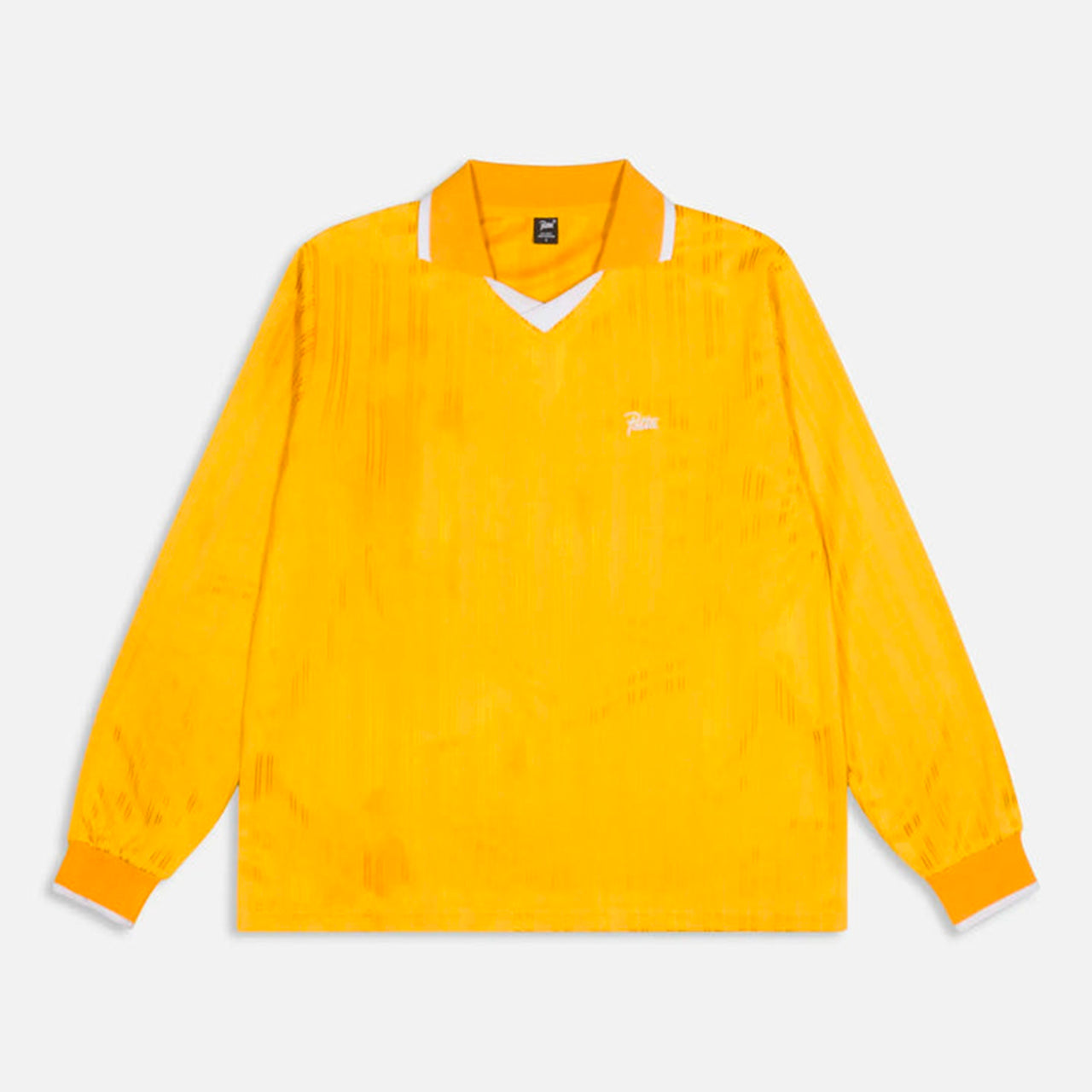 Patta Jacquard Striped Long Sleeve Jersey - Golden Rod