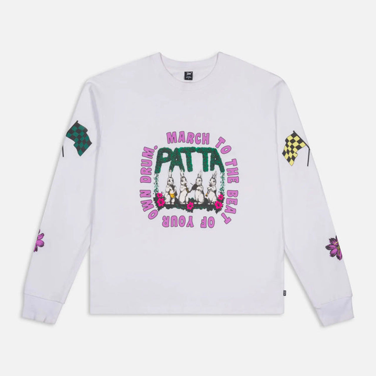 Patta Own Your Own Mind Long Sleeve T-Shirt - White