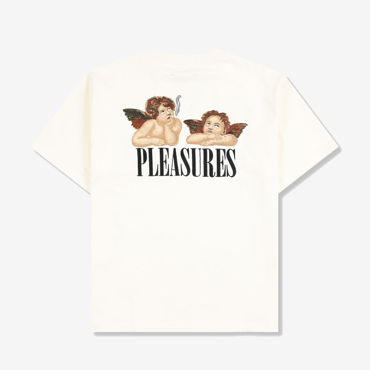 Pleasures Dynamic Short Sleeve Crewneck - Ecru
