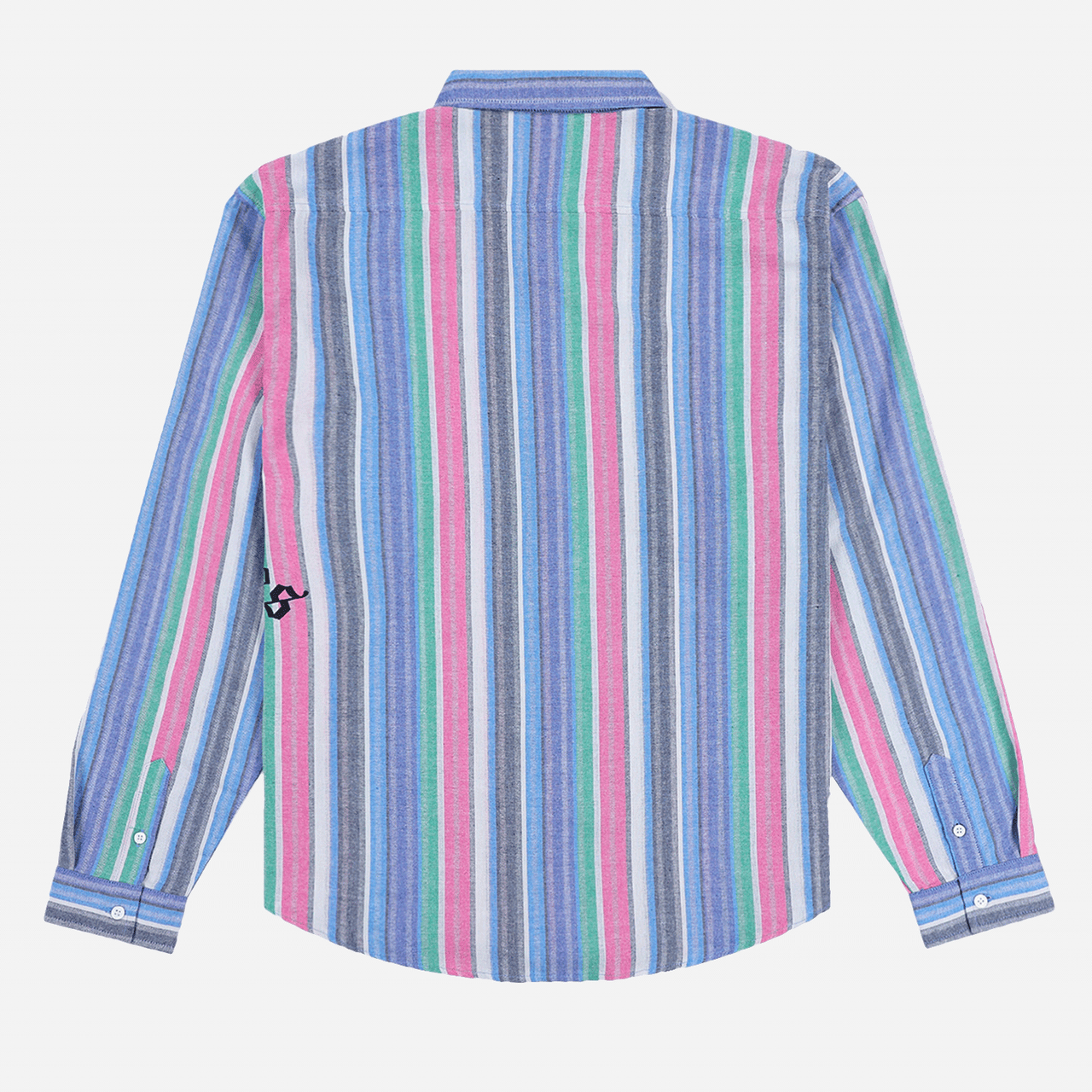 Pleasures Blue Chapel Long Sleeve Button Up - Blue