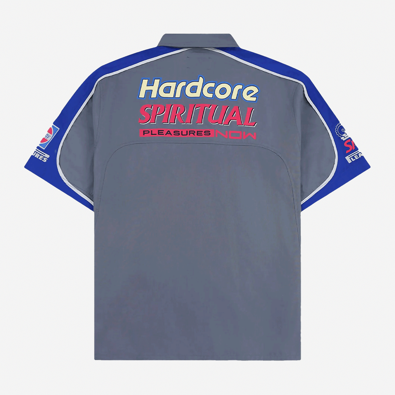 Pleasures Terror Button Up Shirt - Grey