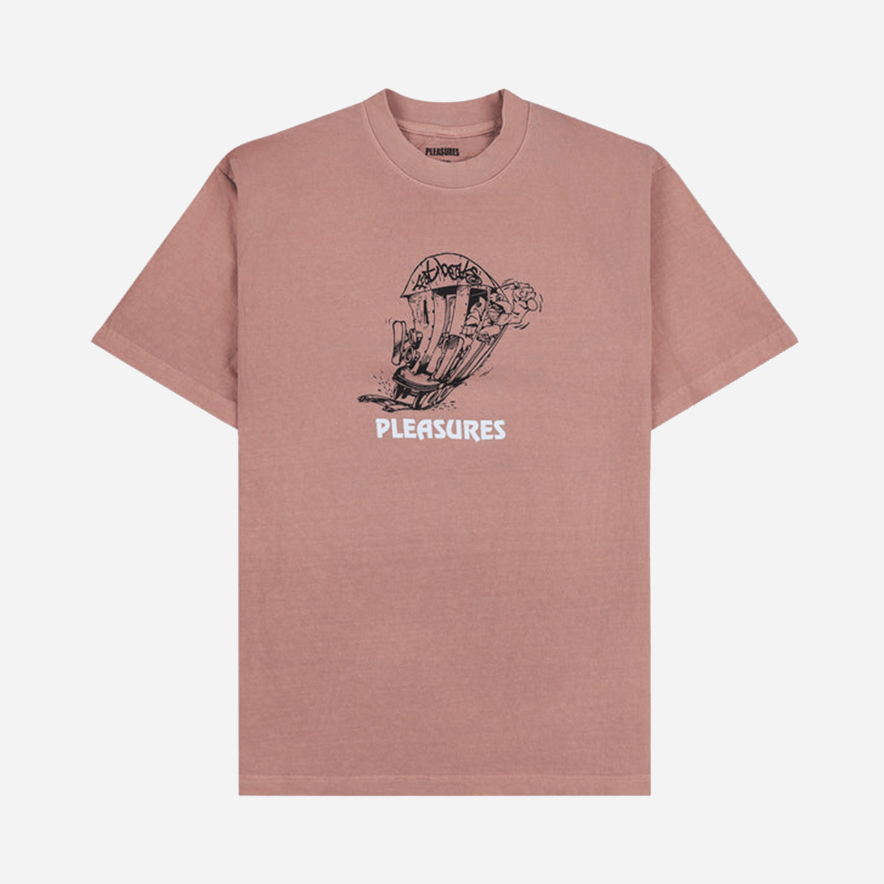 Pleasures 9th Street T-Shirt - Rose Quartz