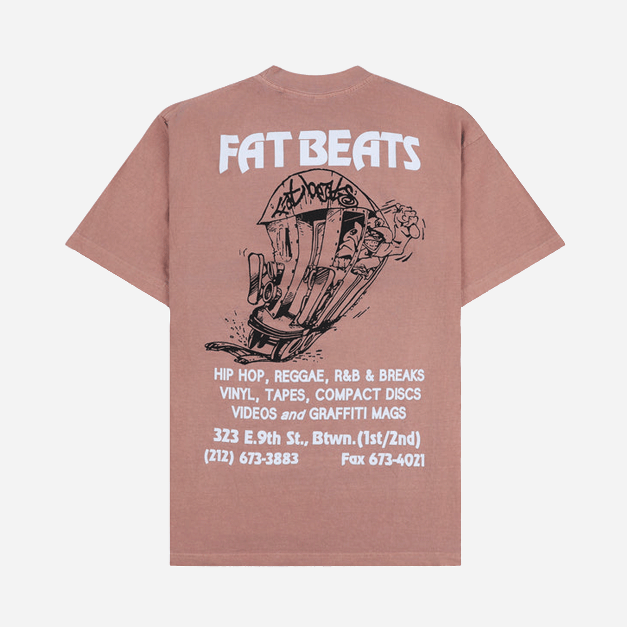 Pleasures 9th Street T-Shirt - Rose Quartz