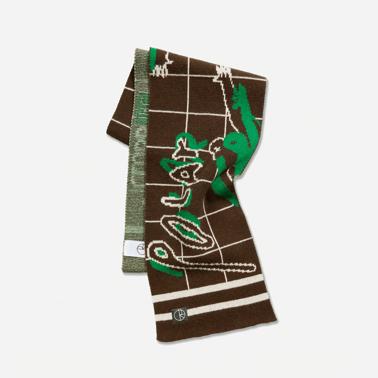 Polar Skate Team Scarf - Clubb Inc Brown