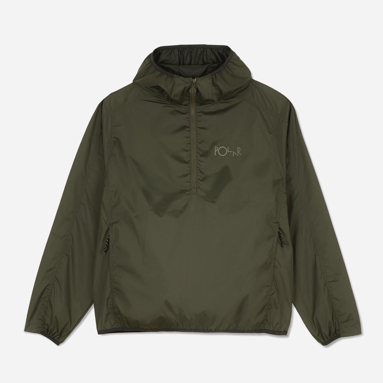 Polar Skate Packable Anorak Jacket - Dirty Black