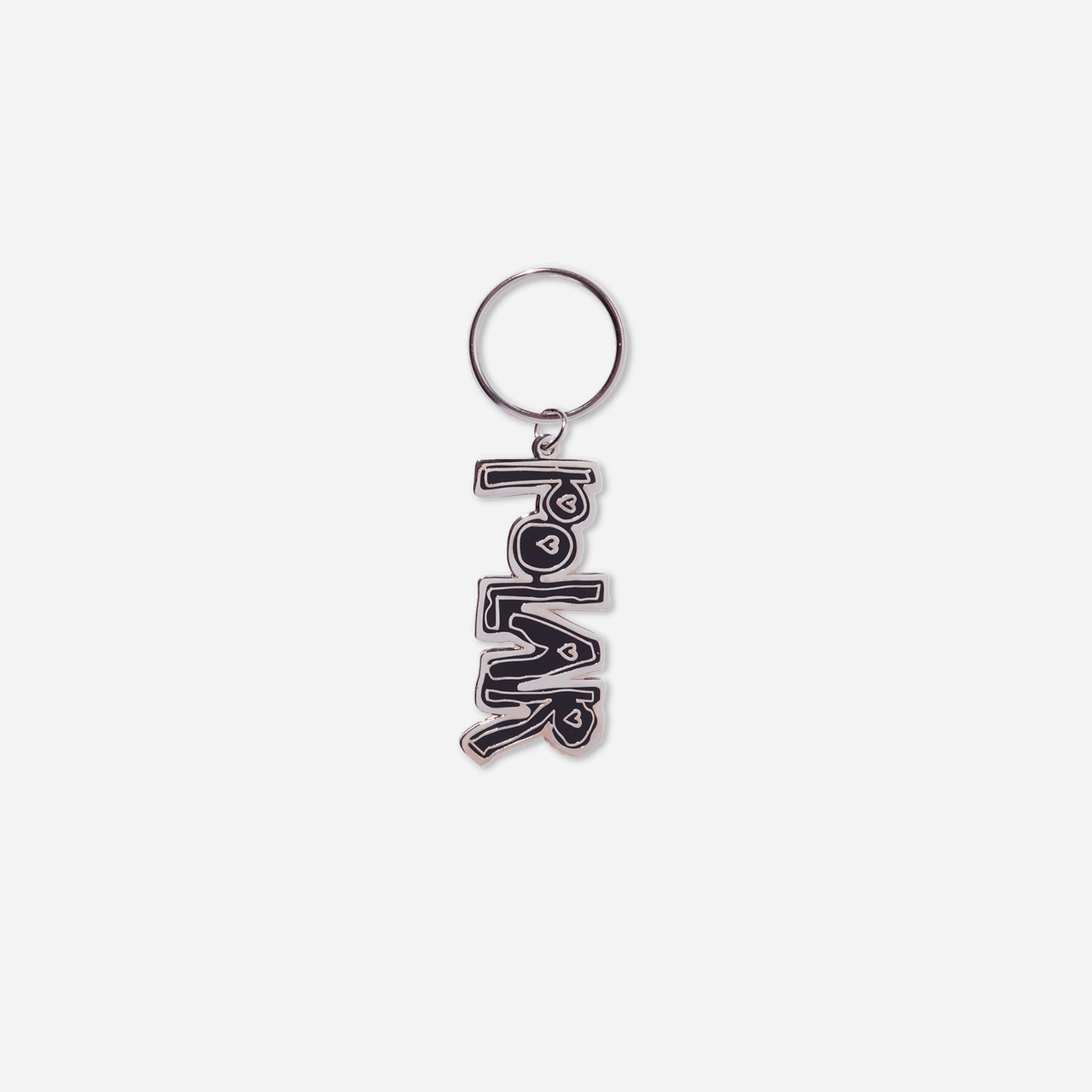 Polar Skate Polar Skate Heart Logo Key Chain - Black