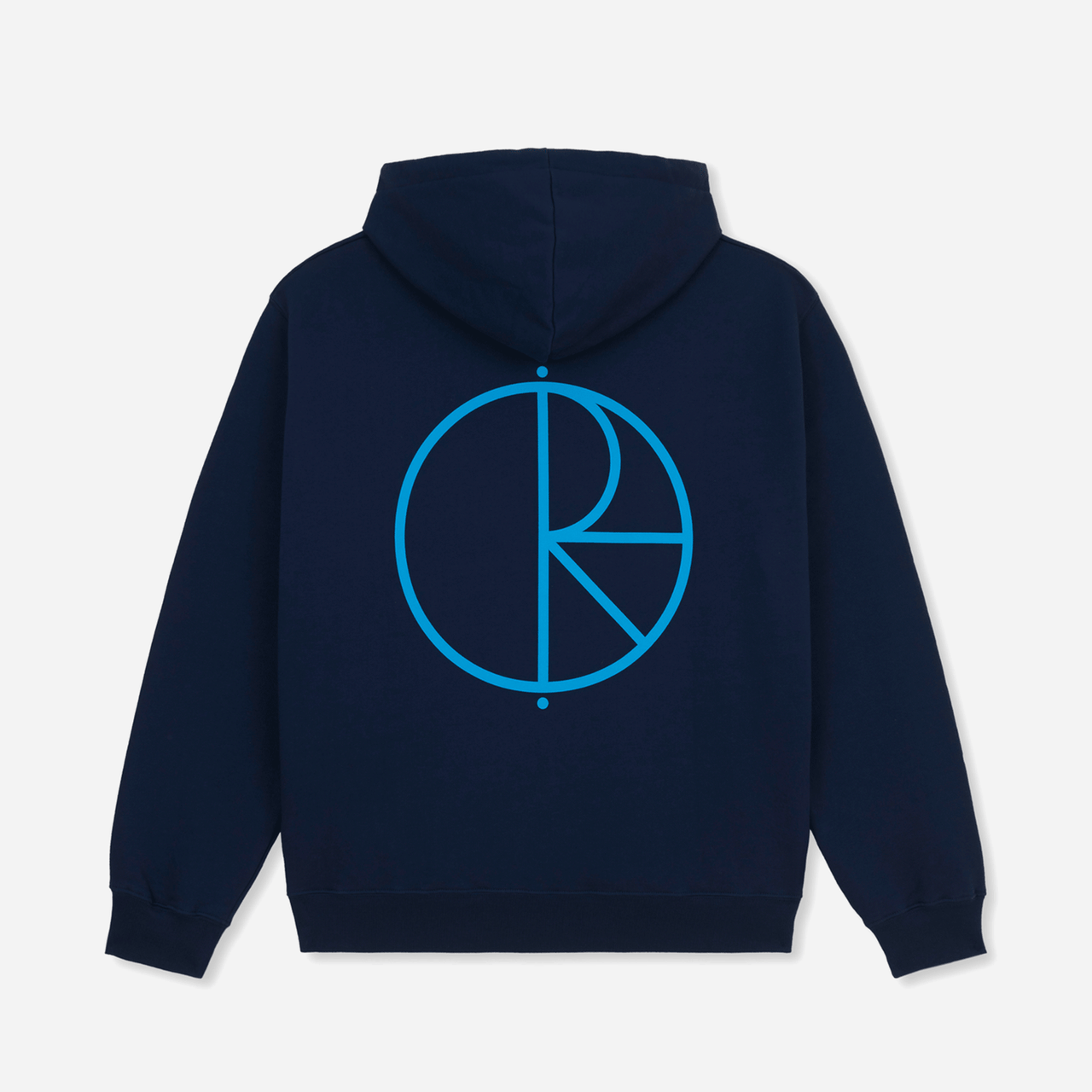 Polar Skate Dave Hoodie / Stroke Logo - Dark Blue