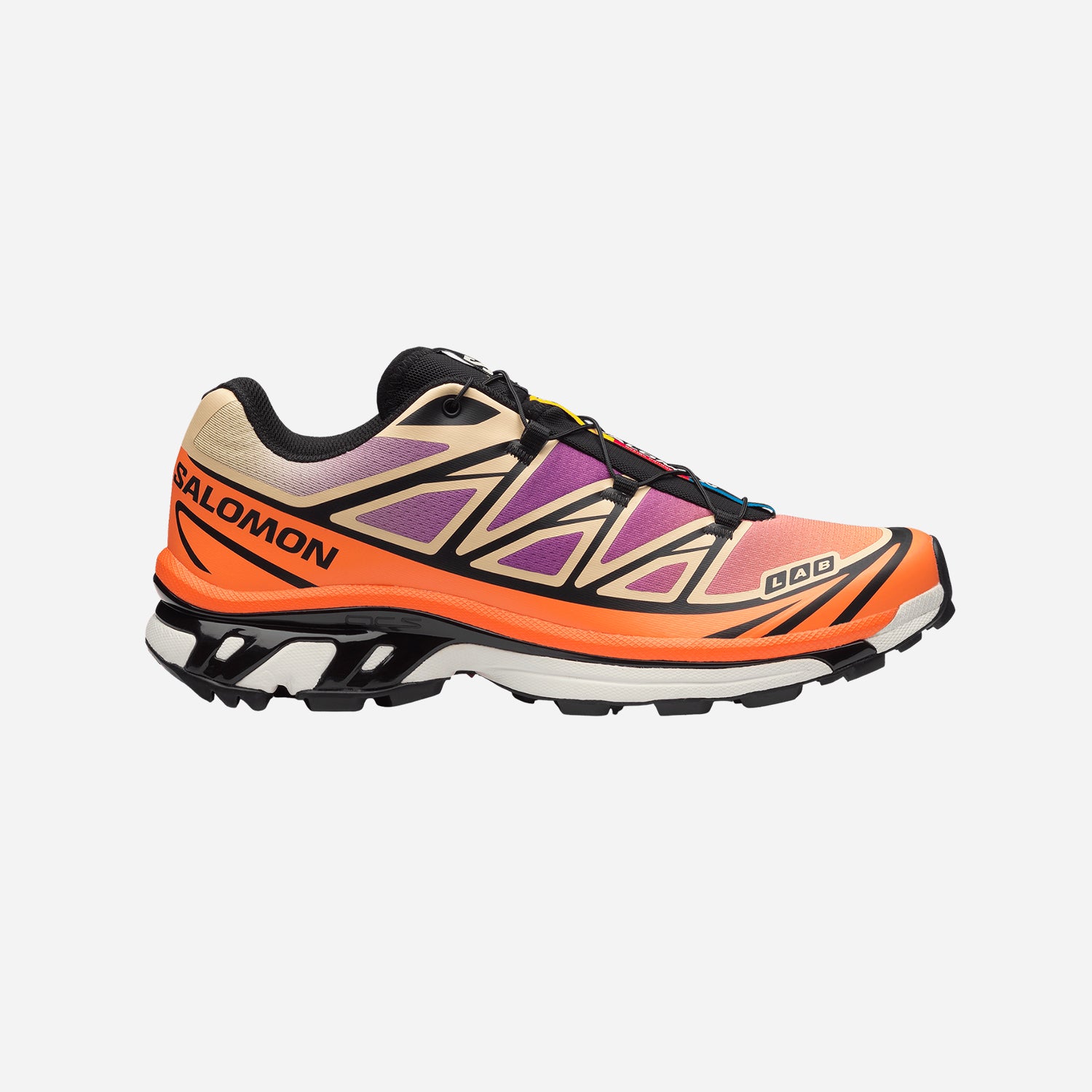 Salomon XT-6 - Black / Almond Cream / Dragon Fire – La Plage Salomon XT-6 - Black / Almond Cream / Dragon Fire – La Plage