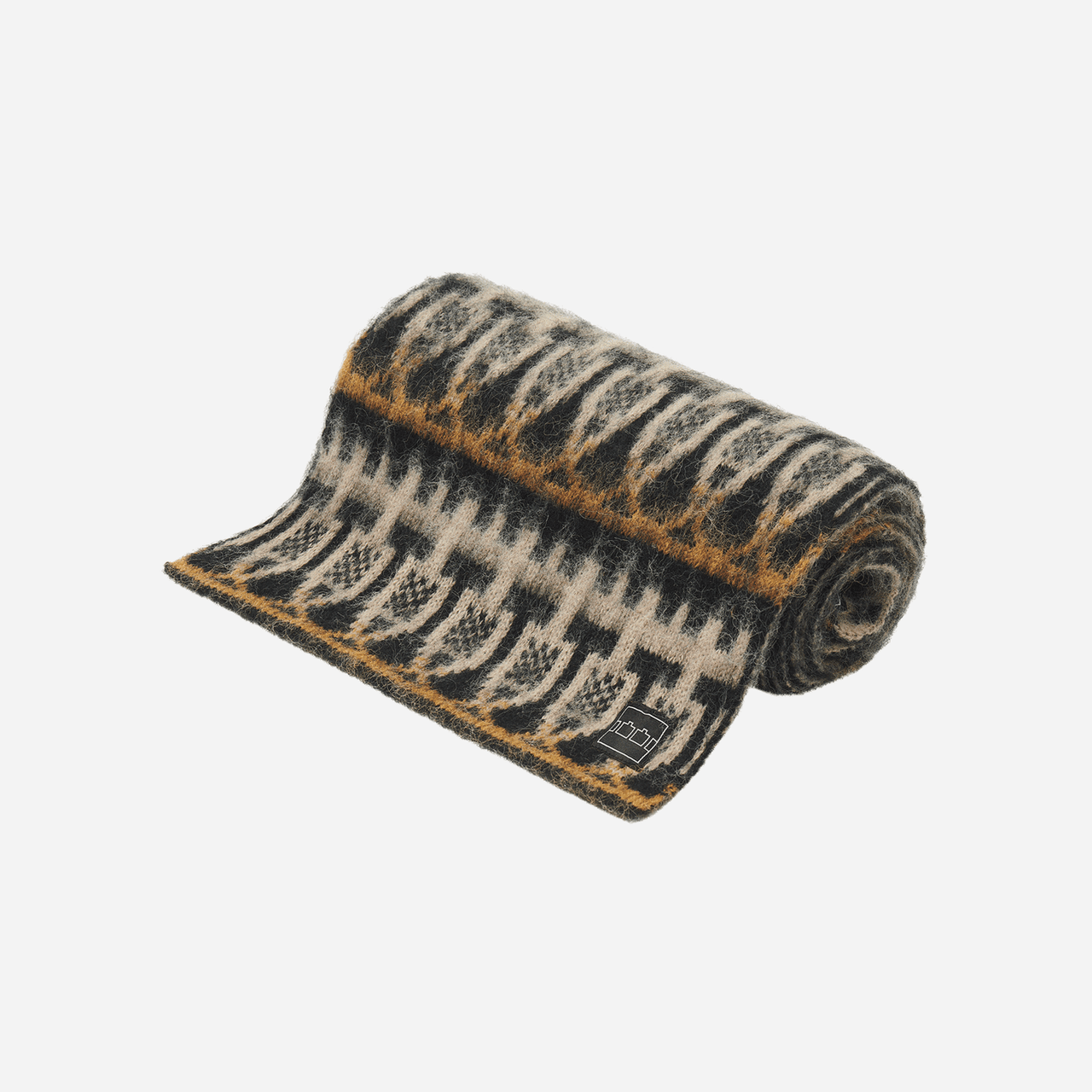 TTT Mohair Knitted Repeat Scarf - Multi