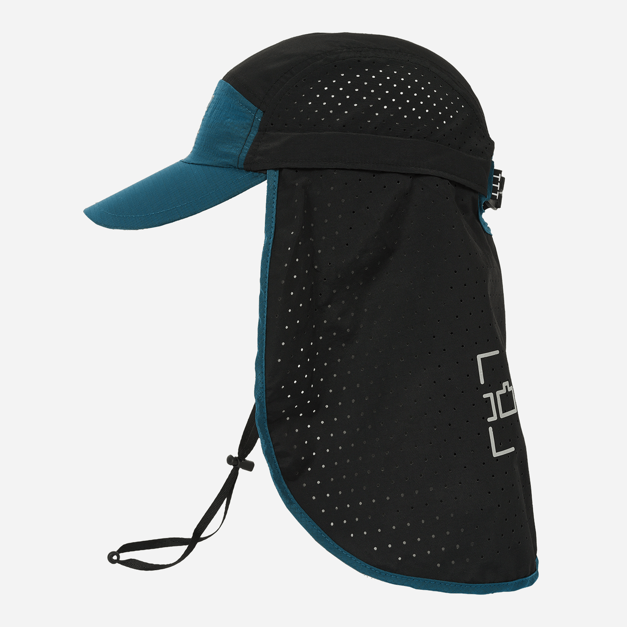 TTT Neck Cape Trail Cap - Blue / Black
