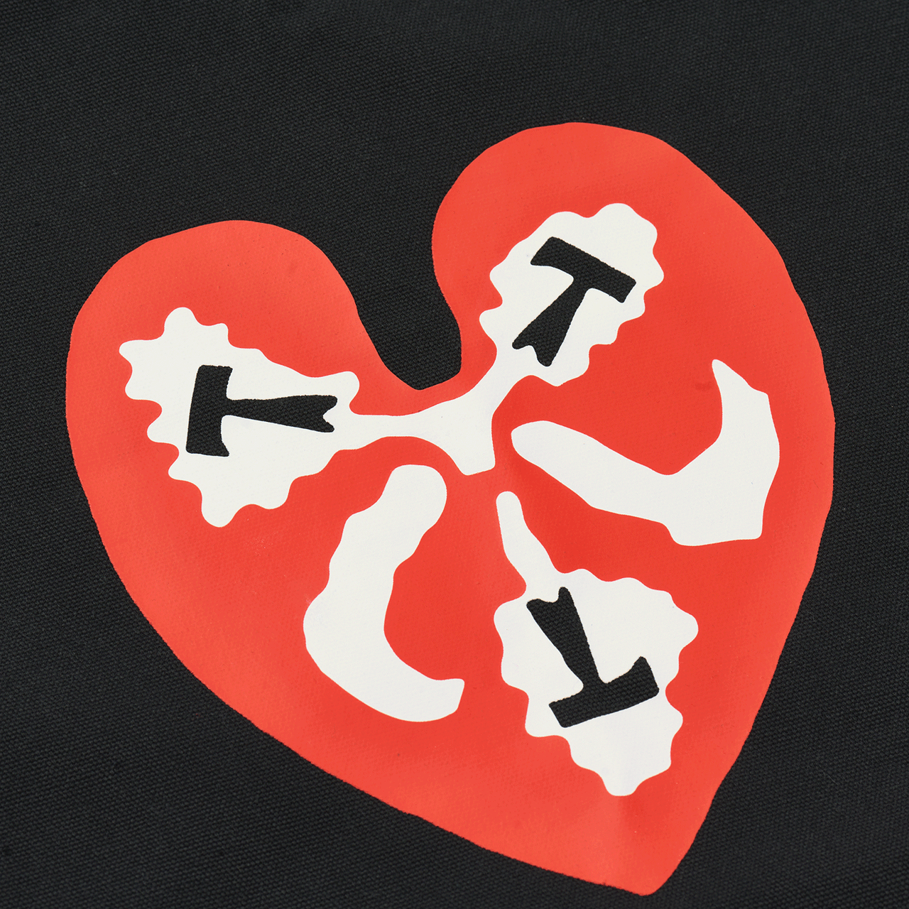 TTT Heart Record Bag - Black