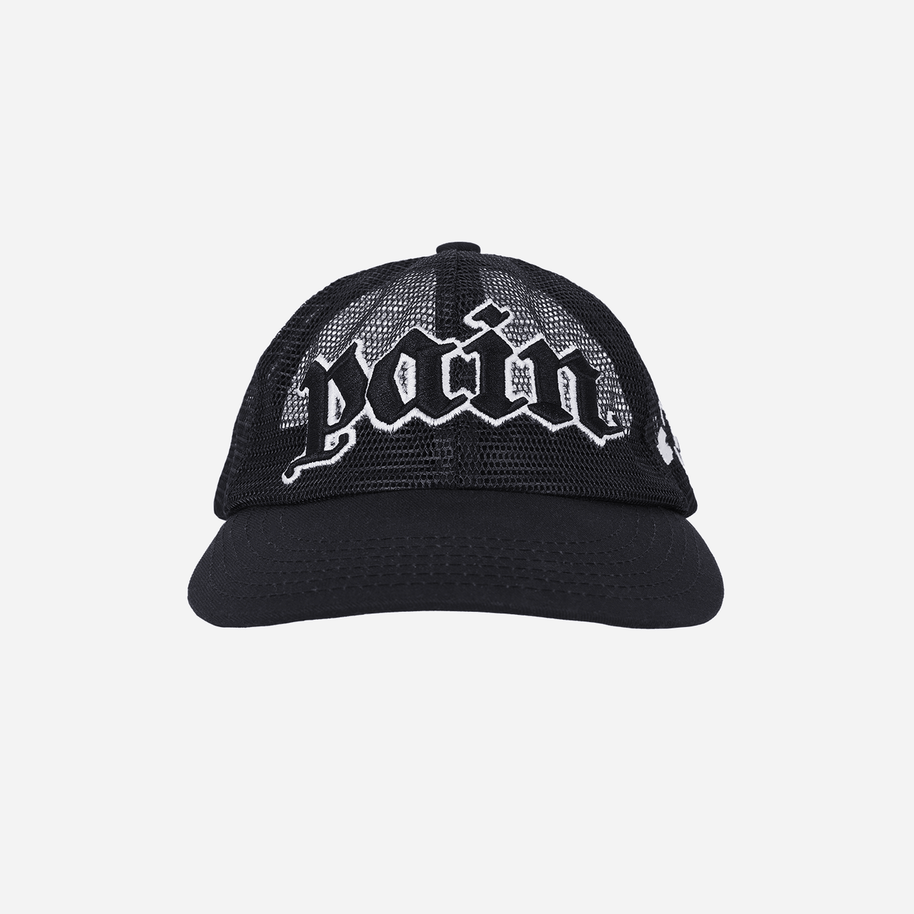 TTT Pain All-Over Mesh Trucker 6-Panel - Black