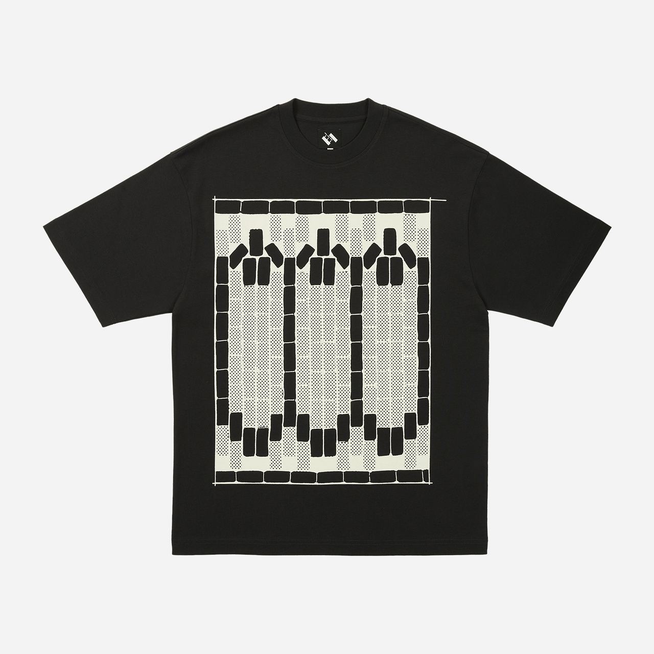 TTT Tetris Teeth T-Shirt - Black / Glow In The Dark