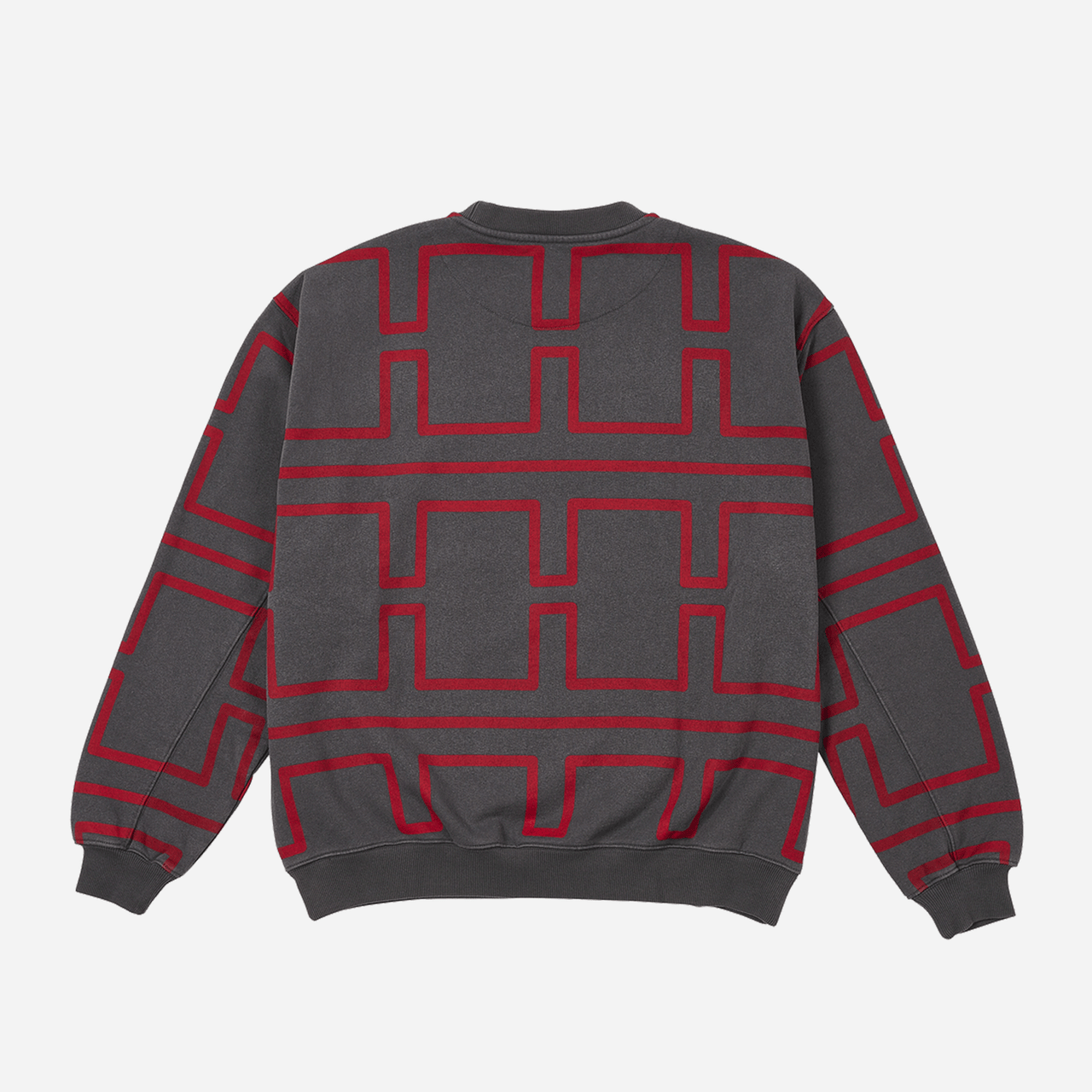 TTT Overdye Pulse Crew - Grey / Red