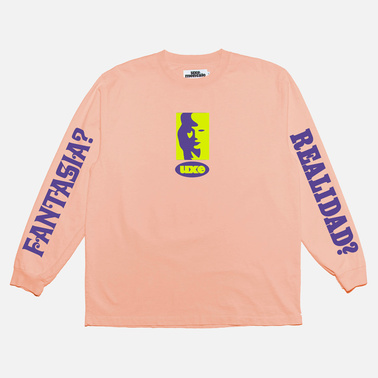 Uxe Fantasia Long Sleeve T-Shirt - Washed Peach