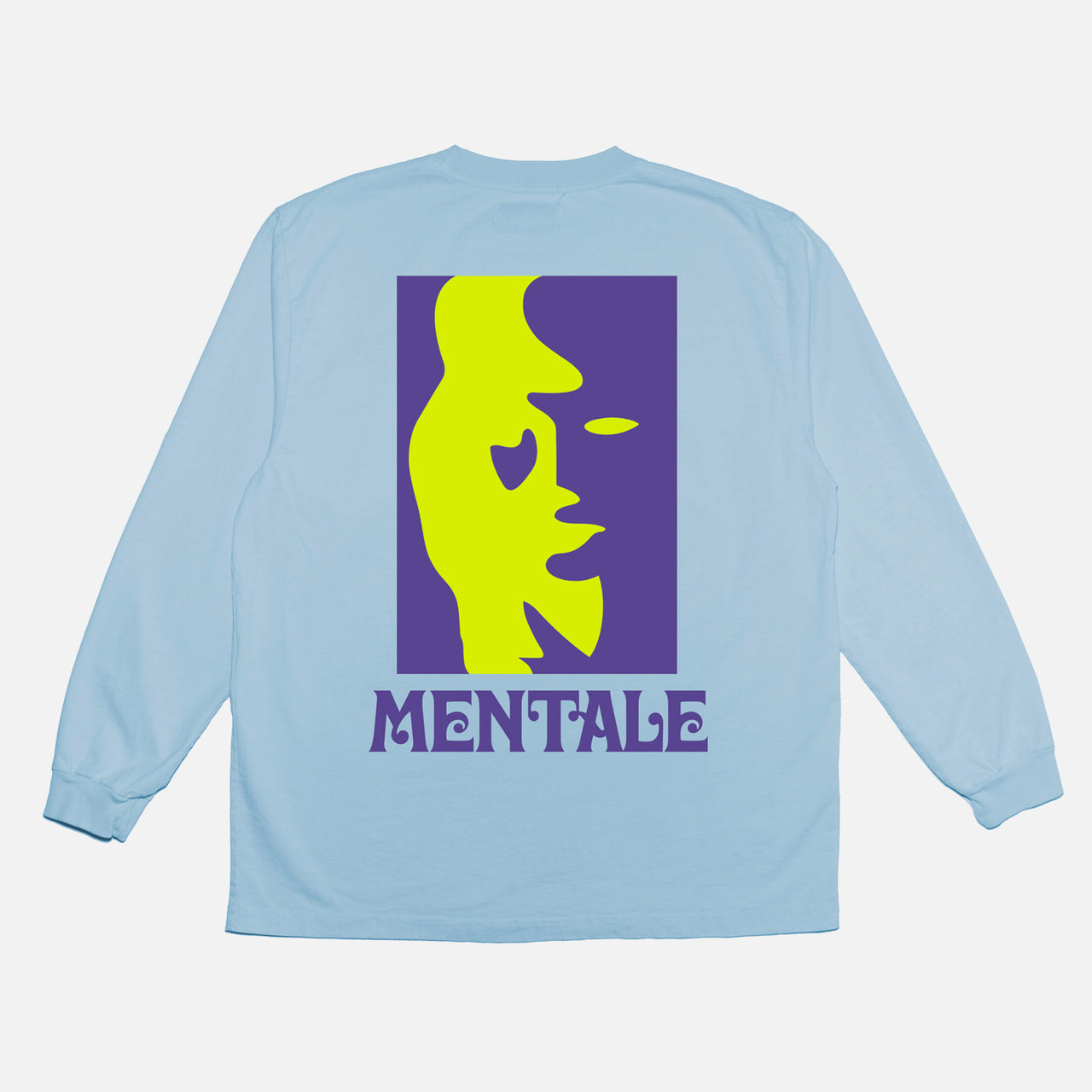 Uxe Standard Feet Long Sleeve Tee - Washed Light Blue