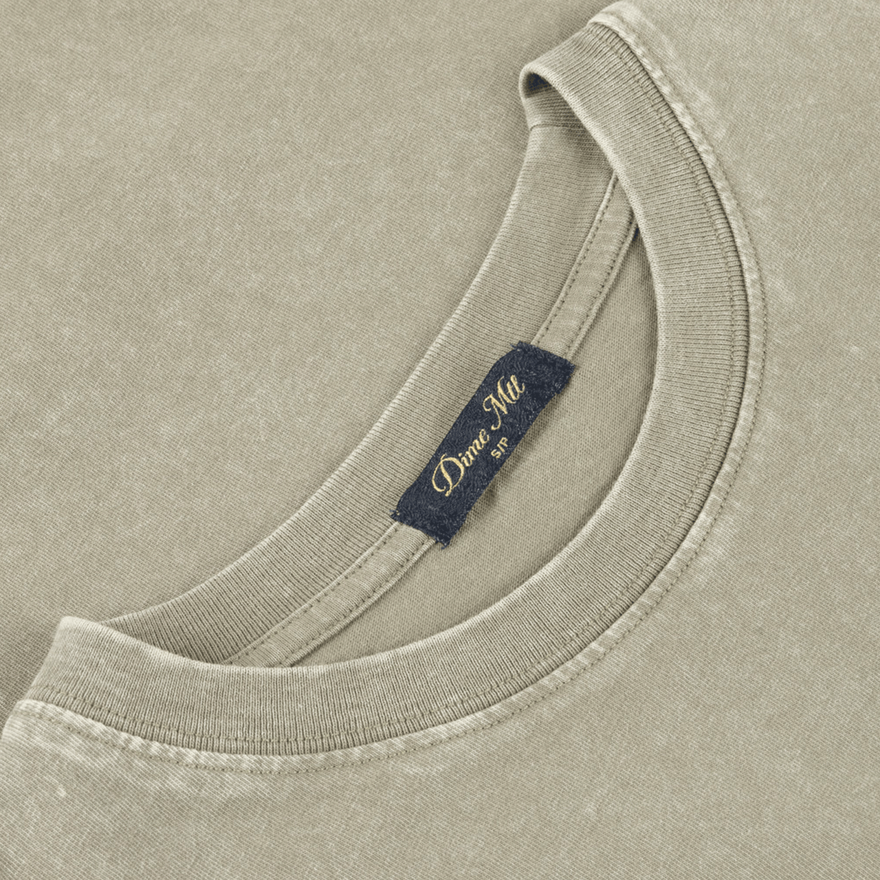 Dime Small Logo T-Shirt - Faded Cement
