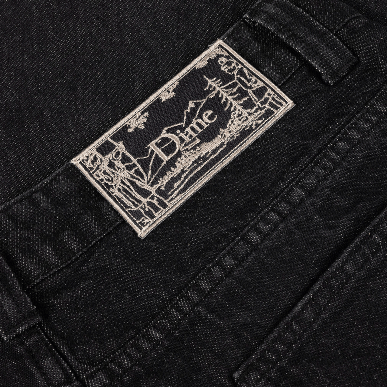 Dime Classic Baggy Denim Pants - Black Washed