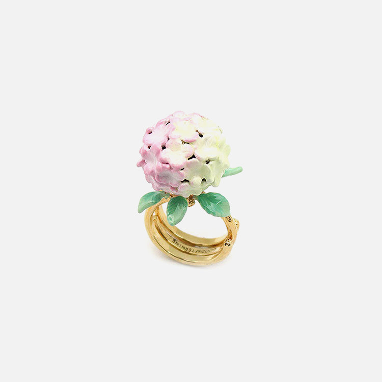 Anillo Hydrangea Pink
