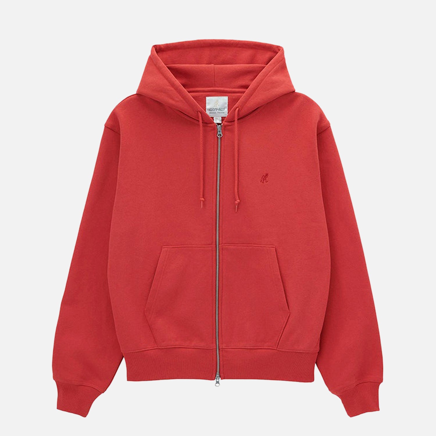 Gramicci One Point Zip Hooded Sweatshirt - Crimson Red – La Plage