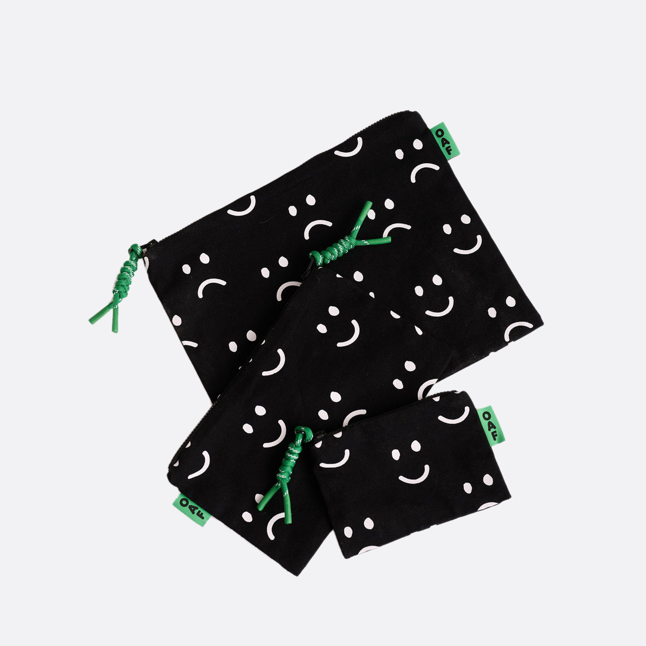 Lazy Oaf Happy Sad Canvas Pouches