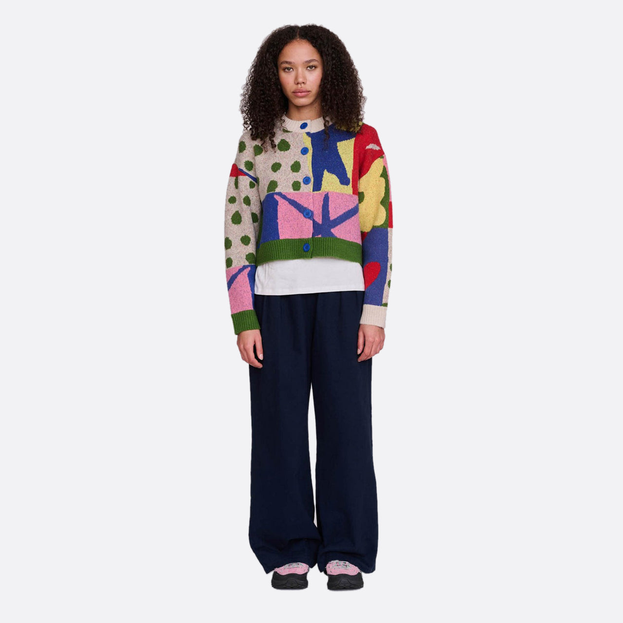 Lazy Oaf Abstract Cardigan