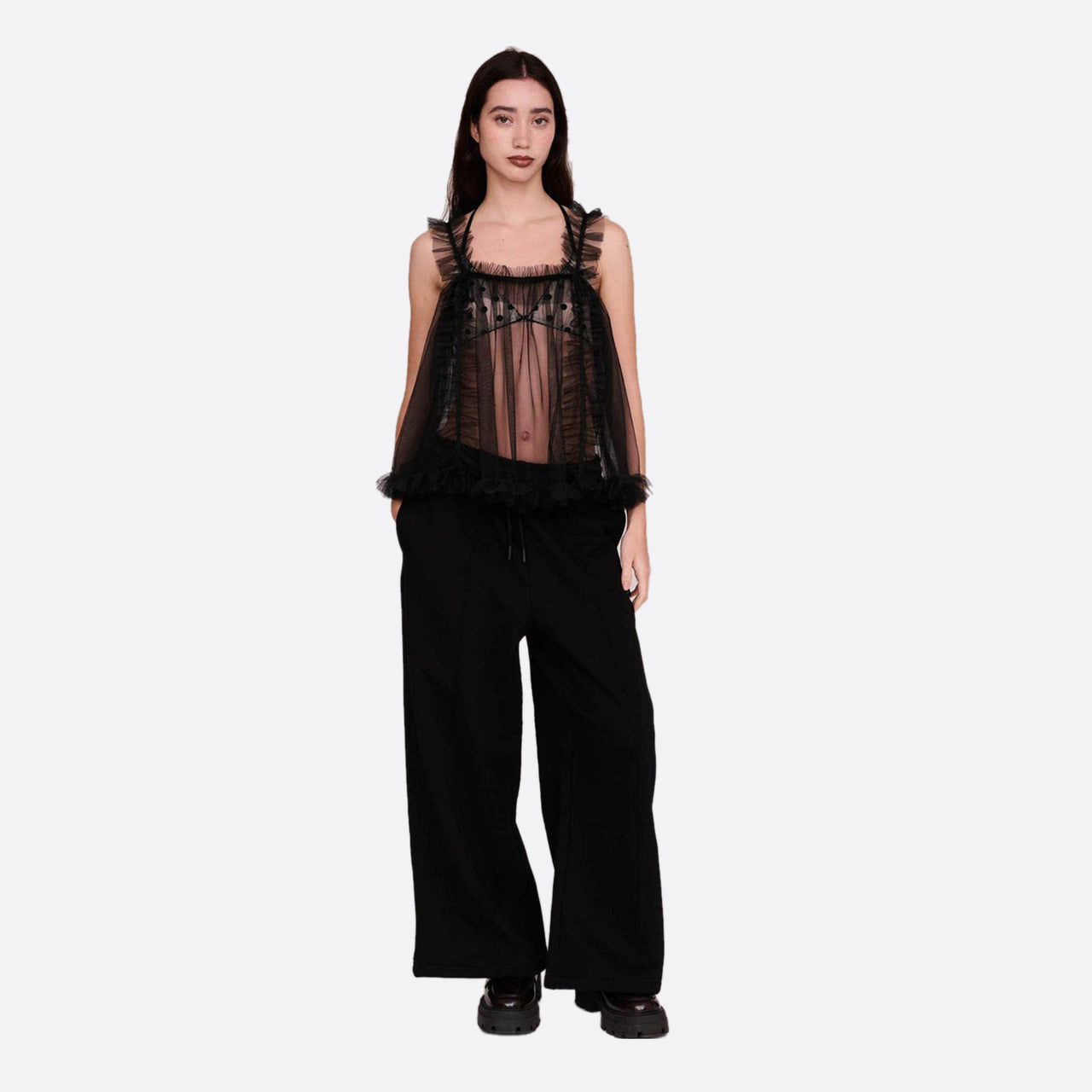 Lazy Oaf Party Popper Tulle Top