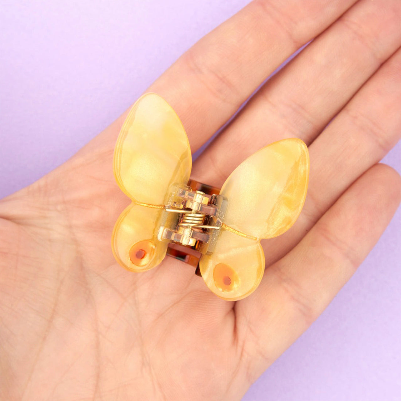 Coucou Suzette Pinza para el pelo - Mini Papillon Jaune