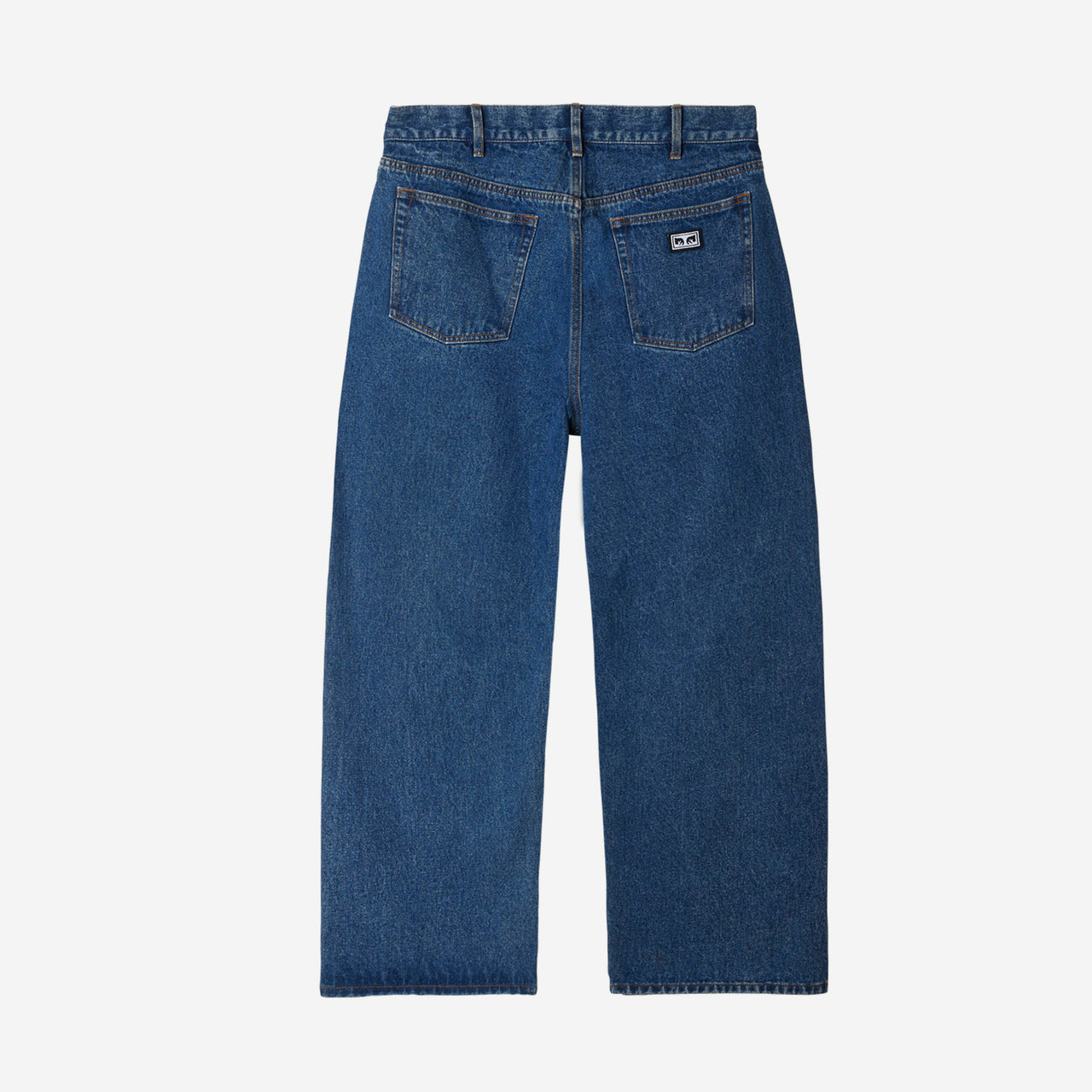 Obey Bigwig Baggy Denim - Stonewash Indigo