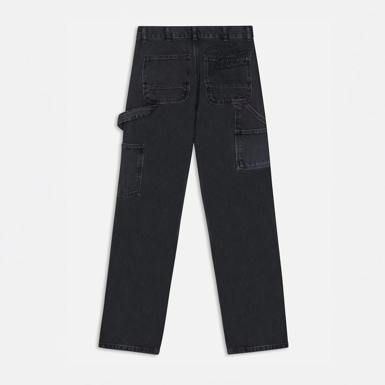 Patta Double Knee Denim Pants - Black Denim