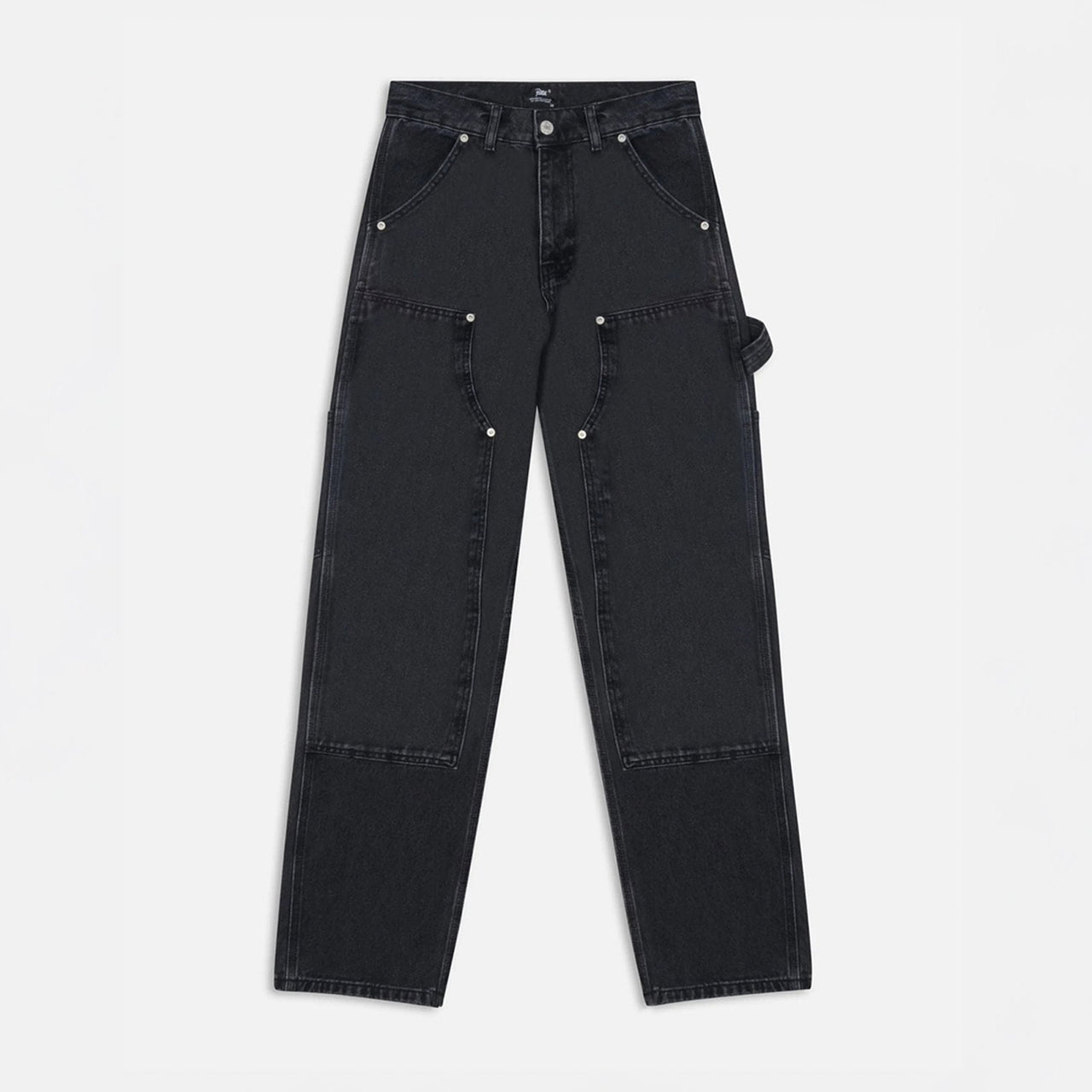 Patta Double Knee Denim Pants - Black Denim