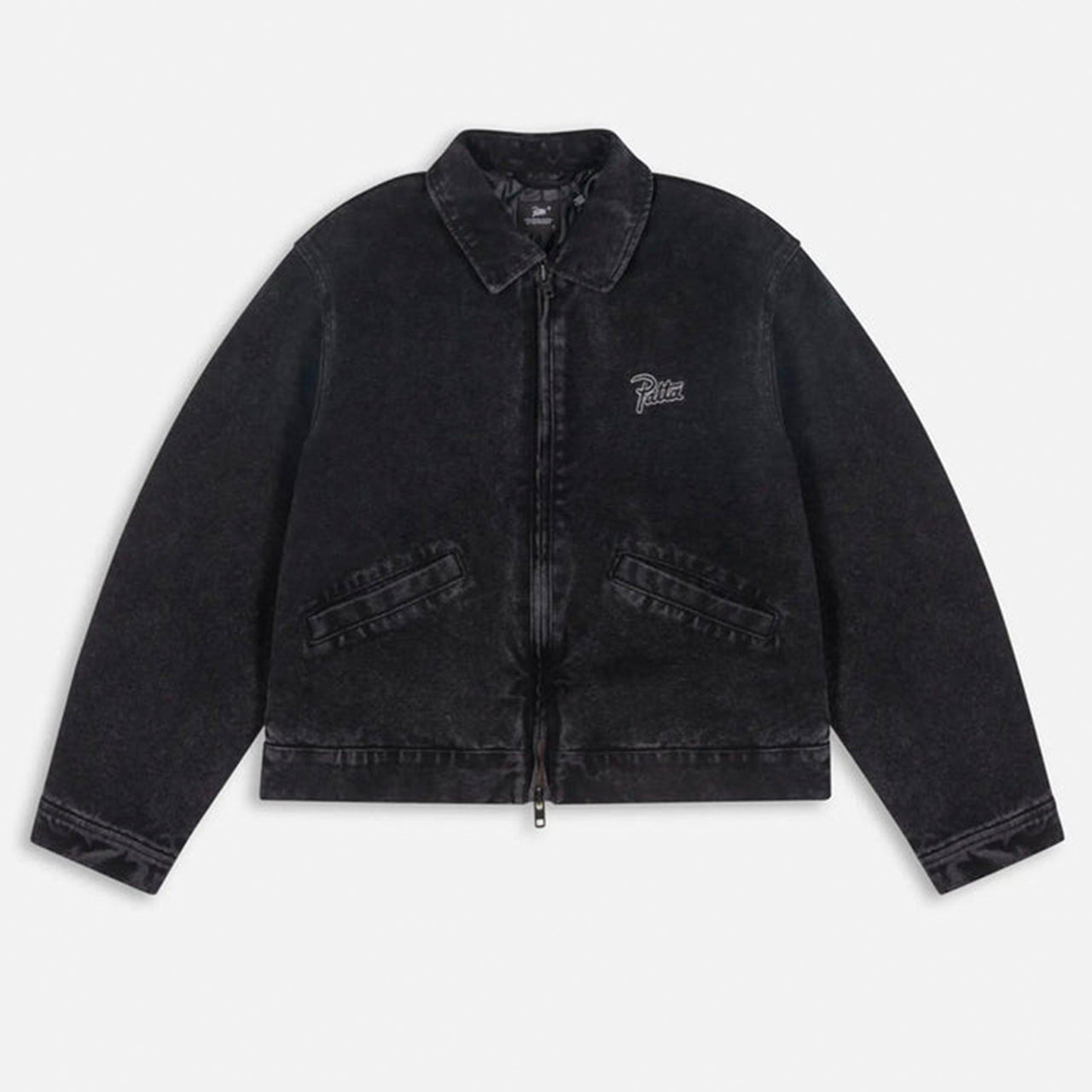 Patta Washed Canvas Jacket - Black