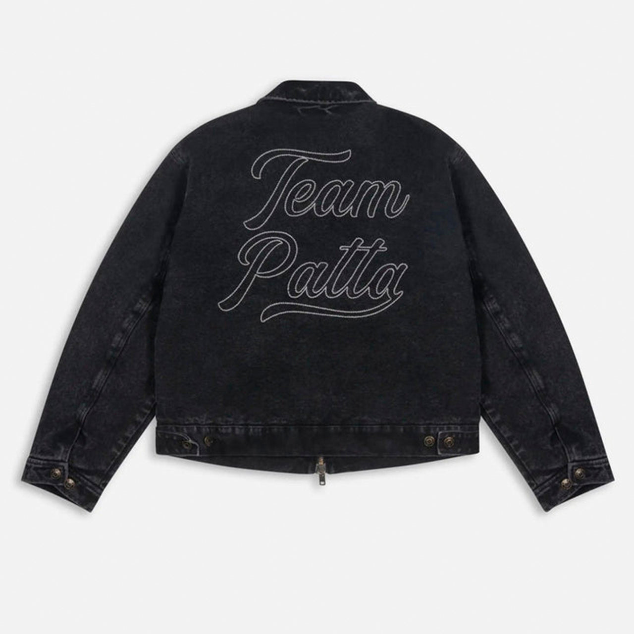 Patta Washed Canvas Jacket - Black