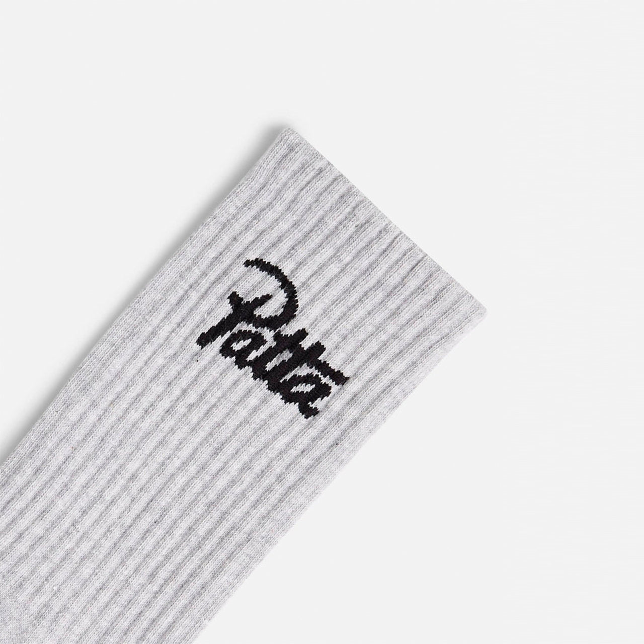 Patta Script Logo Sports Socks - Melange Grey