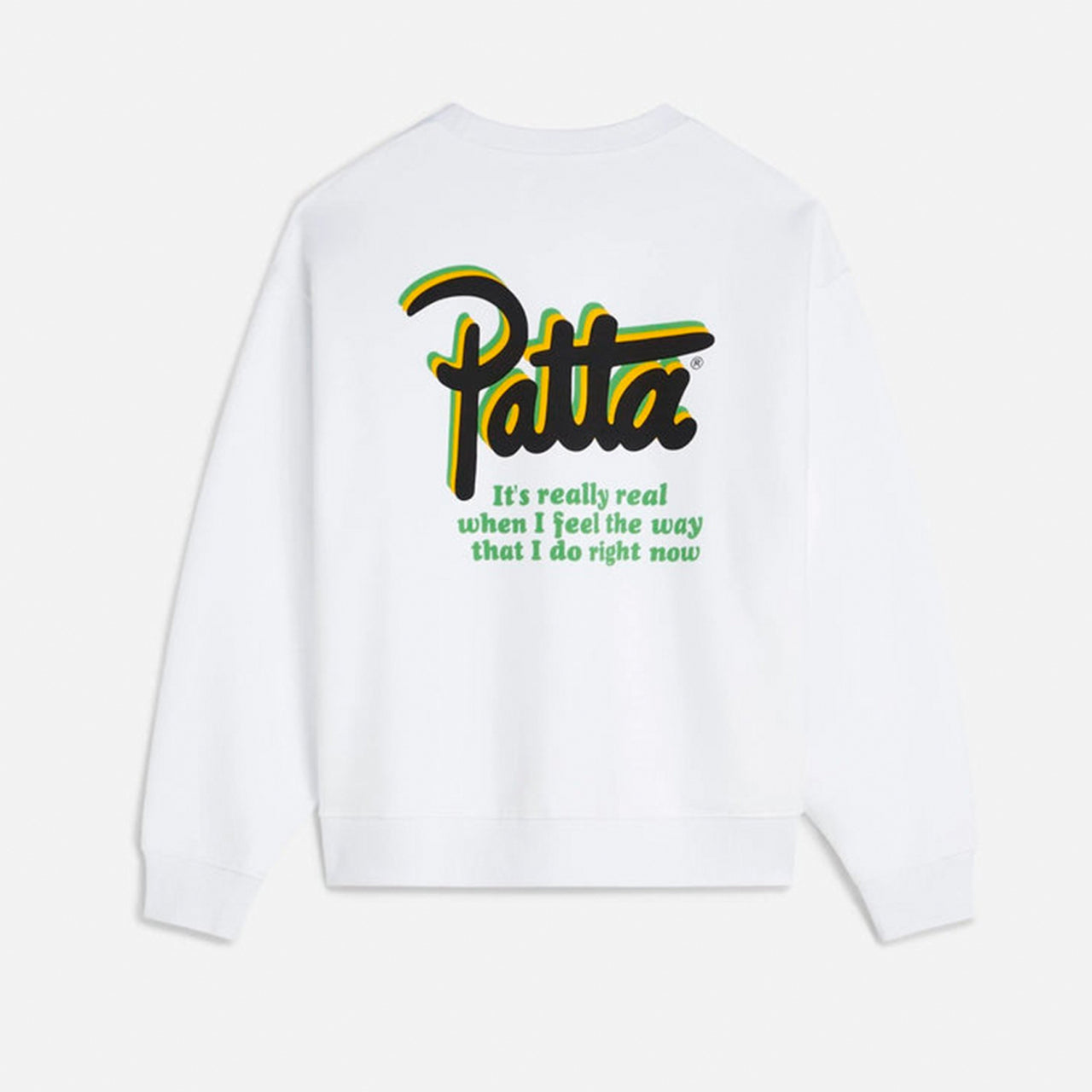 Patta Block Party Crewneck Sweater - White